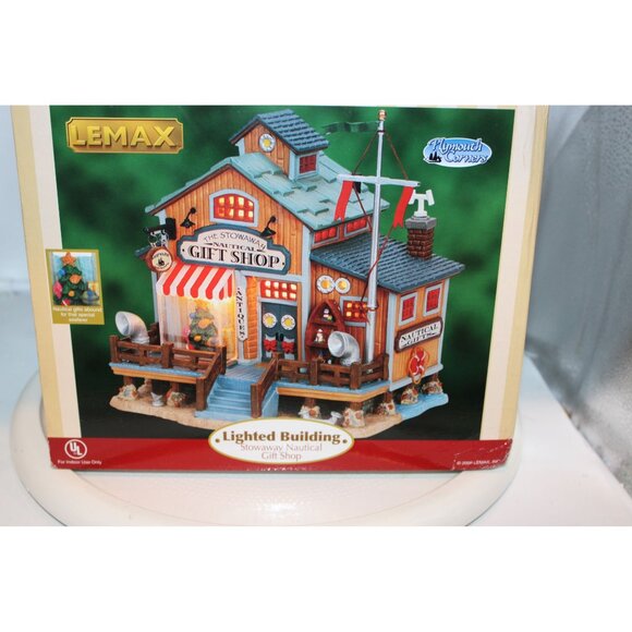 Lemax Plymouth Corners - Stowaway Nautical Gift Shop - Picture 1 of 8
